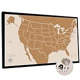 Push Pin USA Travel Map –...