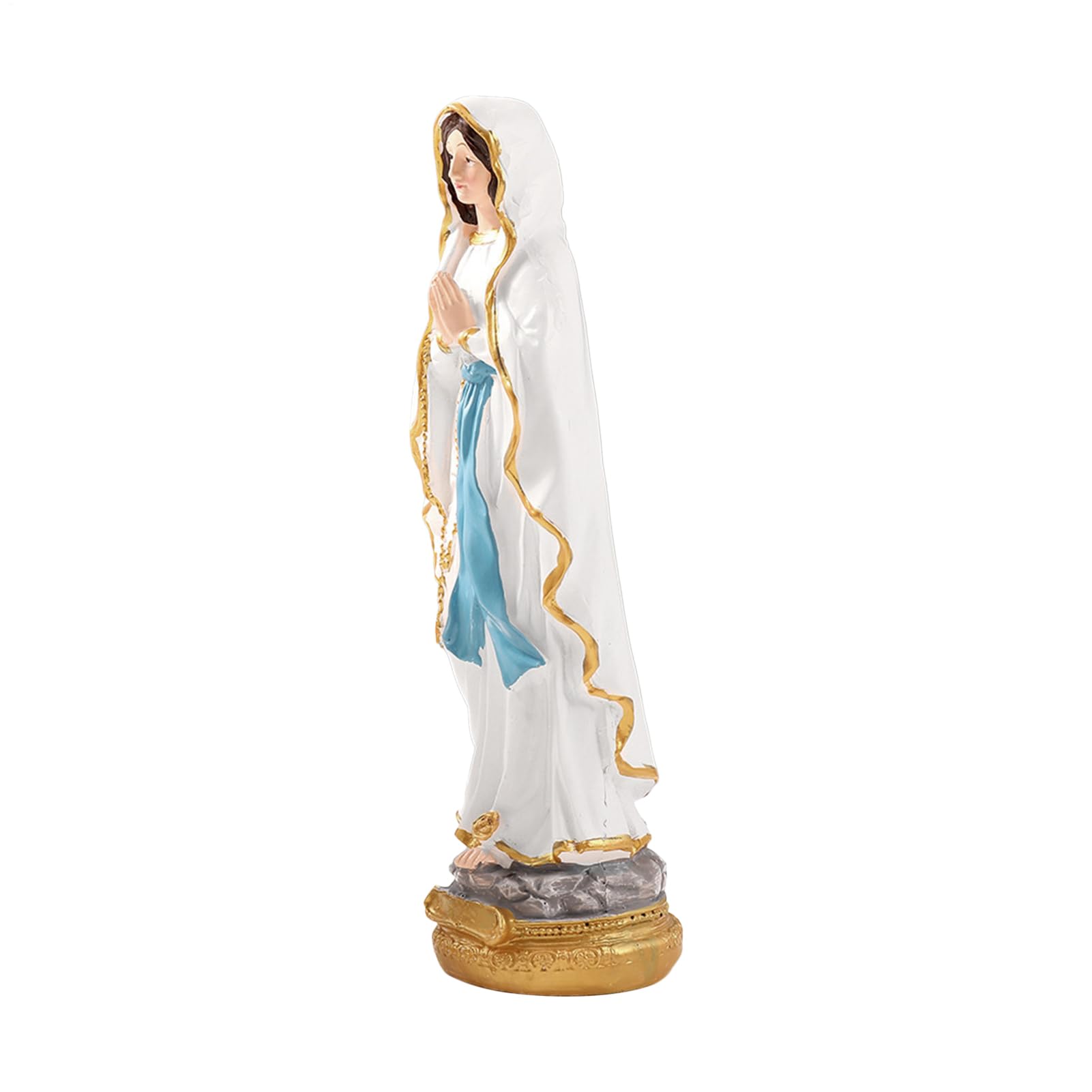 Statues catholiques de 29 cm en résine artisanale pour intérieur extérieur