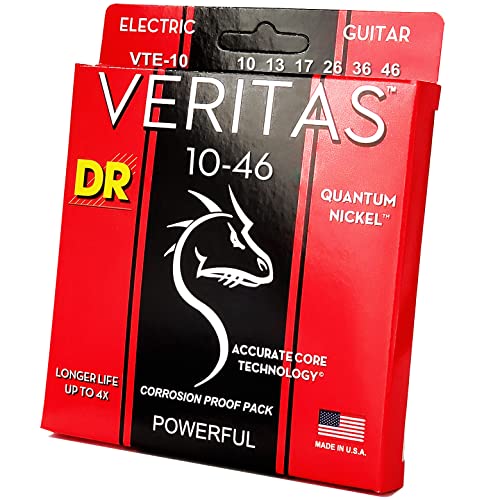 DR String VTE-10 Veritas Jeu de cordes pour guitare electrique - Les Beatles, Paul McCartney, John Lennon, RIngo Starr, George Harrison DR String VTE-10 Veritas Jeu de cordes pour guitare electrique – Image 3
