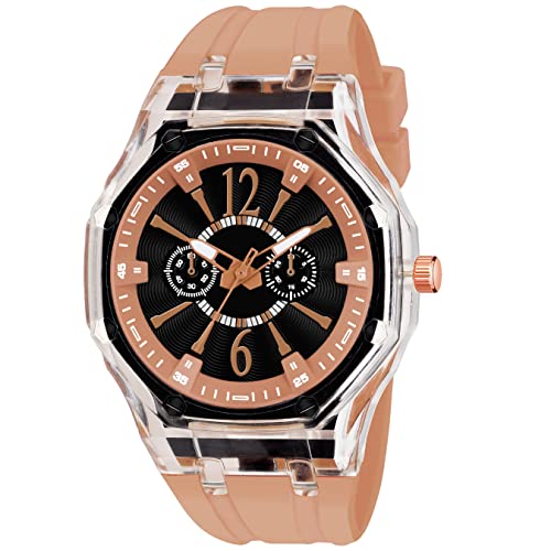Image of ON TIME OCTUS Analogue Unisex Watch for Men and Women MN-151-159 (Multi Dial Multi-Colored Strap)
