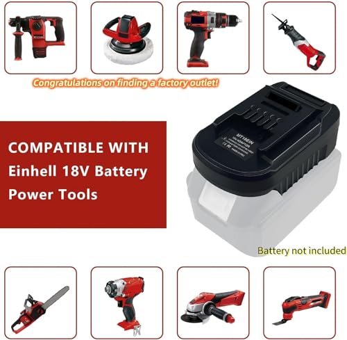 MT18EIN for Makita to for Einhell Battery Adapter (Converter for Makita 18V Battery to for Einhell PXC 18V Power Tools) - Image 2