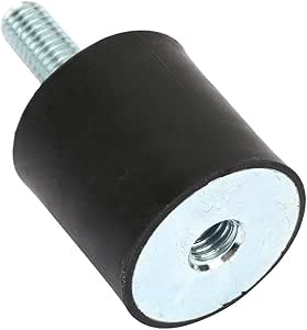 4 Pièces Silent Bloc M8 Supports D'amortisseur En Caoutchouc Amortisseurs Anti Vibration Silentblock Pour Compresseurs D'air, Moteurs Diesel, Pompes à Eau (VV 30 * 30 M8 * 23