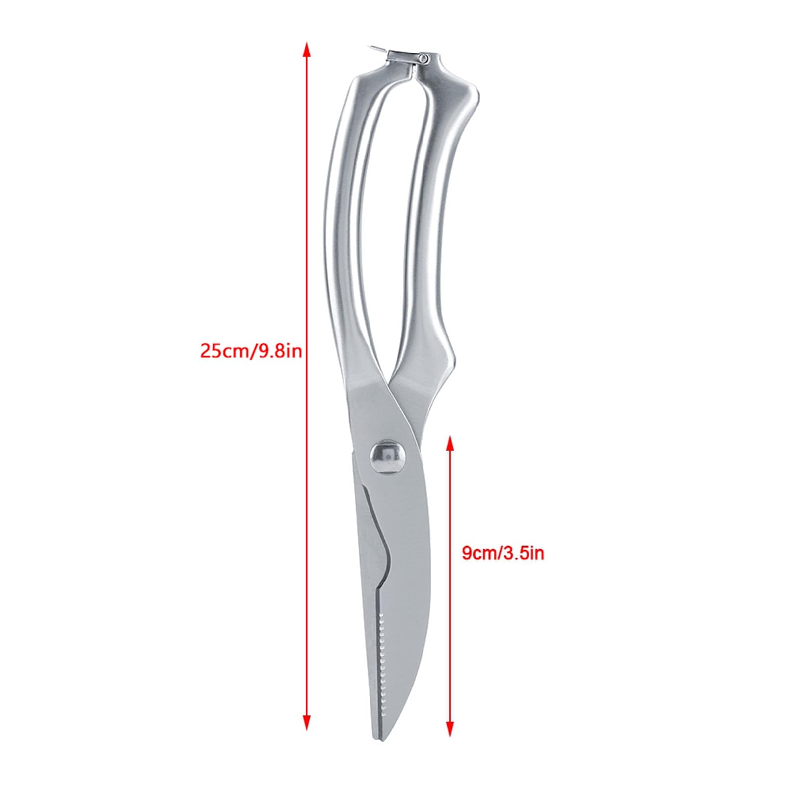 Poultry Shears, Stainless Steel Meat Scissors Heavy Duty Poultry Shears All Purpose Kitchen Scissors for Home Kitchen