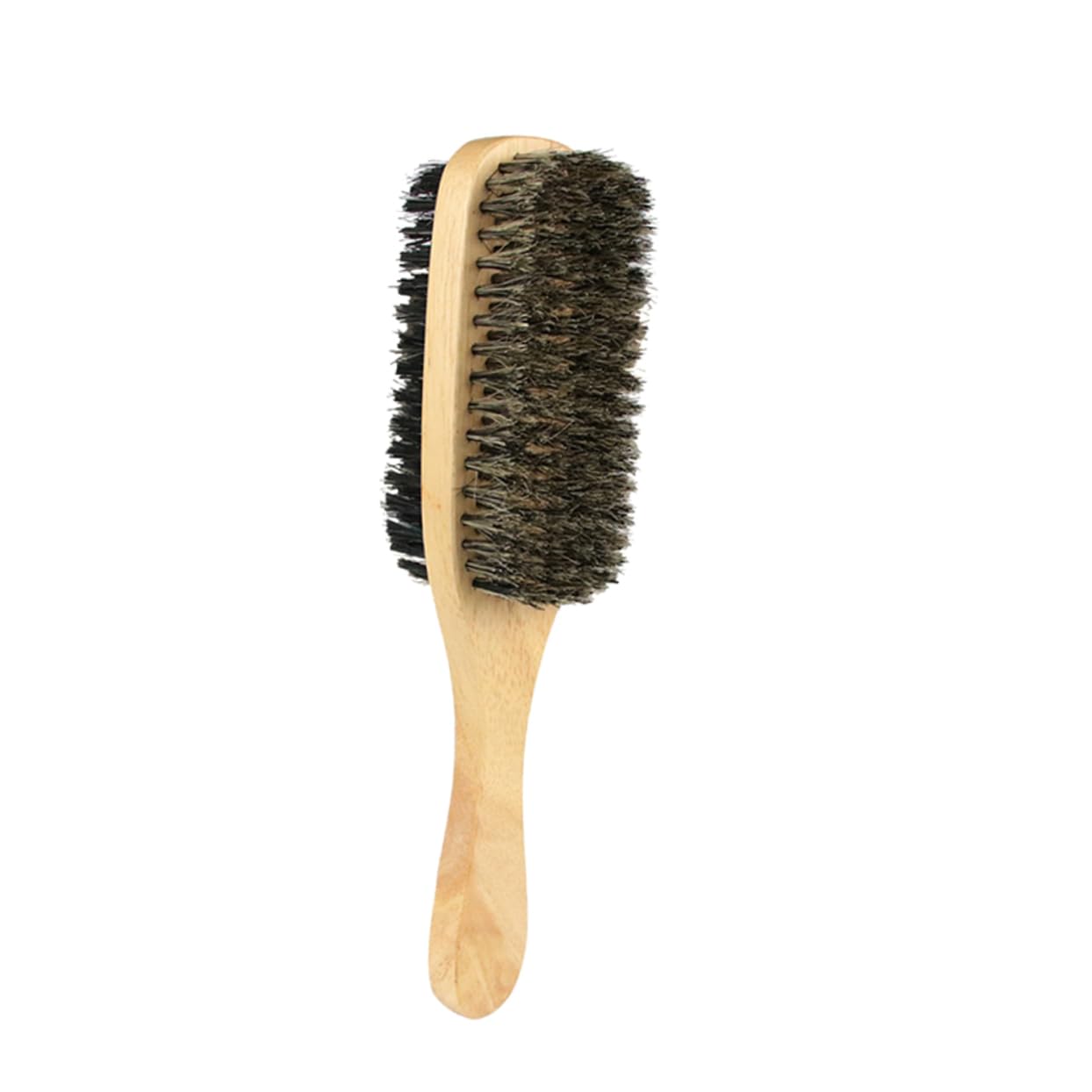 NULYLU Luxury Beard Brush for Men Double-Sided Large Handle Hairdressing Comb for Beard Beard Cleaning Mustache Straightener