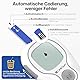 Blutzuckermessgerät-Set, 100 Teststreifen, 100 Lanzetten, 1 Blutzuckermessgerät, 1 Stechhilfe, Diabetes-Testset ohne Codierung, Glucometer mit großem Display, Glucometer für den Heimgebrauch