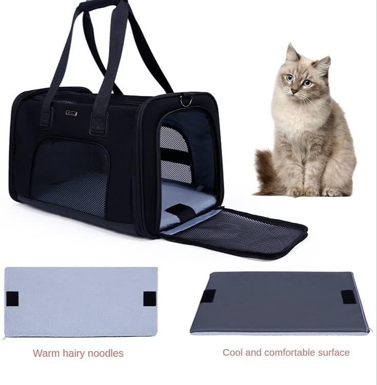 Pet Backpack Carrying Bag Dog Travel Small Handbag Kennel for Cats Car Seat Shoulder Kitten image 5