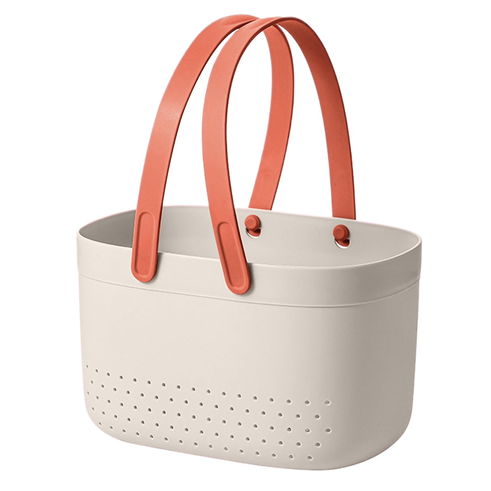 KIEUIENK Shower Caddy Portable Shower Caddy Basket Silicone Shower Storage Basket with Handles Shower Basket for Bathroom Kitchen