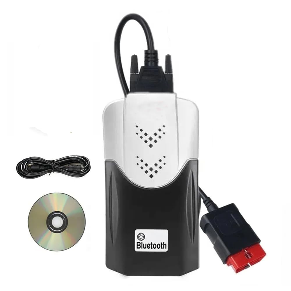 2020,23 Vci TCS VD-150 Aparato de Prueba de Diagnóstico, Lector de Códigos OBD2 con Bluetooth, Herramienta de Diagnóstico Keygen 2021.11 con CD para Coches y Camiones