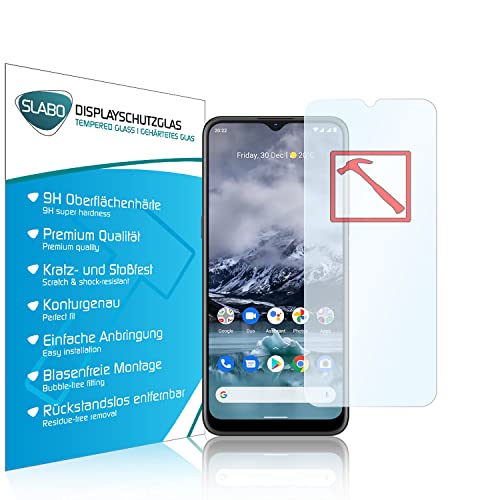 Slabo Lámina de Vidrio Premium Compatible con Nokia G11 | Nokia G21 Protectora Protector de Pantalla Templado Tempered Glass Claro dureza 9H