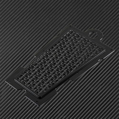 Couvercle calandre protection radiateur moto convient pour Harley grille noire