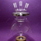 NANSHIN,10000ML 3-Neck Reaction Flask,24/40,Separately Flask with Easily Clamp,10L Reactor