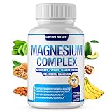 Magnesium Complex 7 Elemental Magnesium Supplement 1000mg – Magnesium Glycinate, Citrate, Malate, Taurate, Oxide, Aspartate, Orotate Non-GMO 90 Capsules