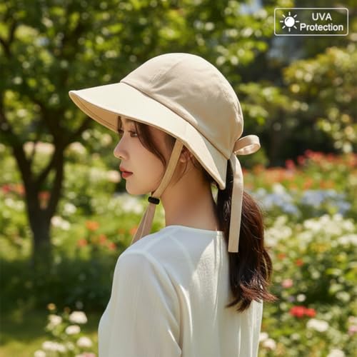 Casco de bicicleta para mujer protección solar UPF Allround sombrero para el sol beige 4