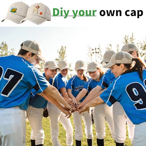 Image of Suhine 24 Pcs Blank Trucker Hat Bulk Unisex Mesh Baseball Cap for Sublimation Embroidery Vintage Adjustable Hat for Men Women