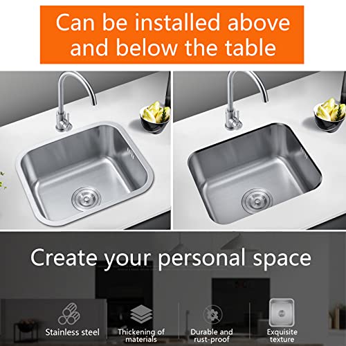 Wells Sinkware Cmu2318-9 Craftsmen Series Stainless Steel Kitchen Sink, 23" 18 Gauge, Brushed Matte Finish #TOP6