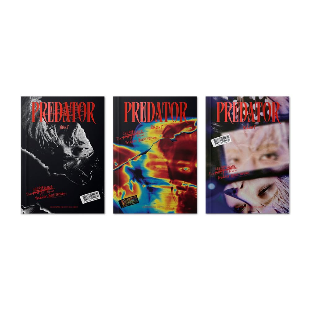 Predator LEE GiKWang Album K-Pop Édition Intégrale 3 Versions CD