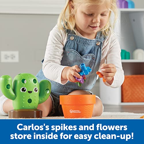 Learning Resources Carlos the Pop & Count Cactus - 16 Pieces, Age 18+ Months Toddler Learning Toys, Preschool Toys, Educational Toys for Kids - Image 3