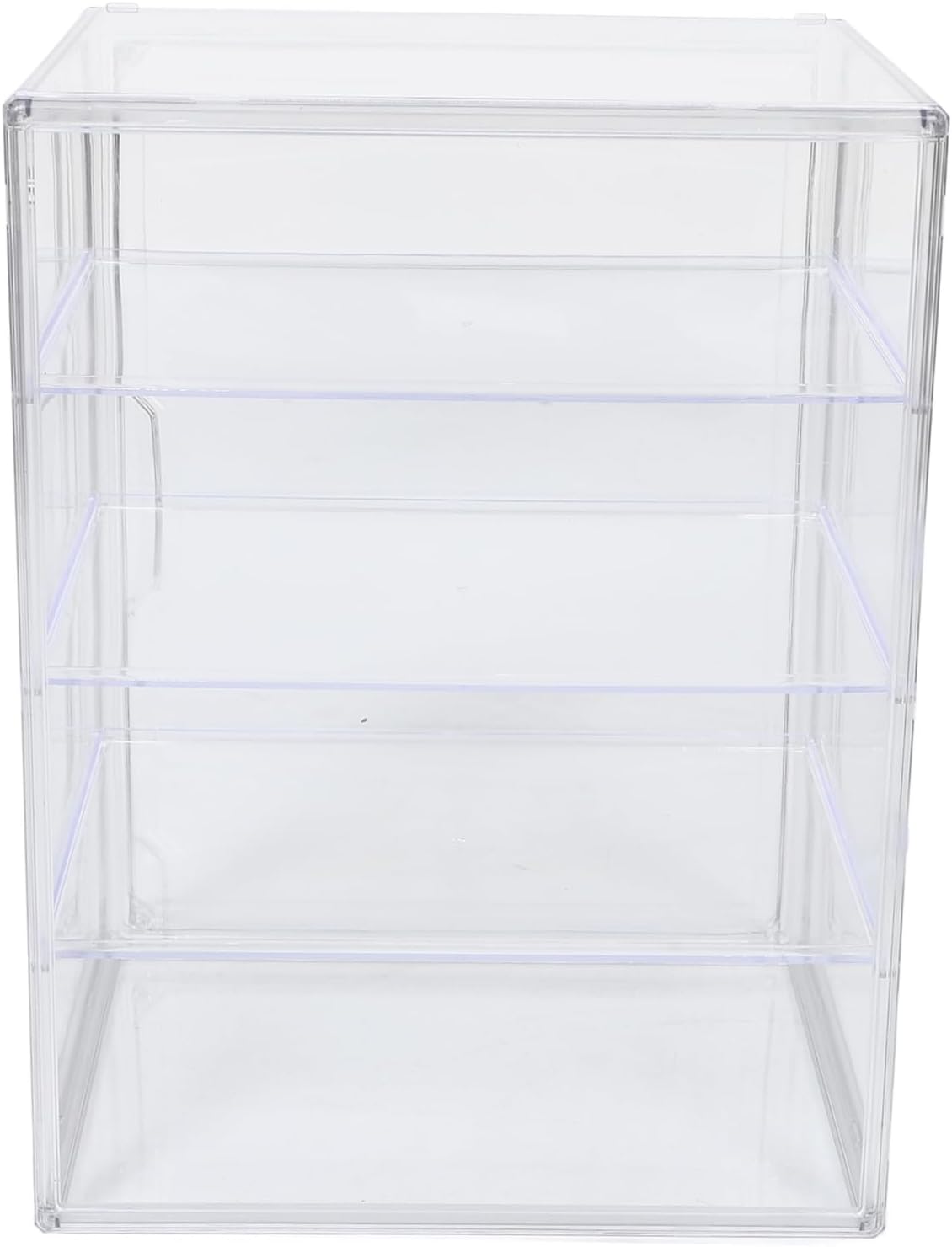 LABRIMP Bread Display Cabinet Pastries Showcase Magnetic Door Space-Saving Storage for Kitchen Bakery