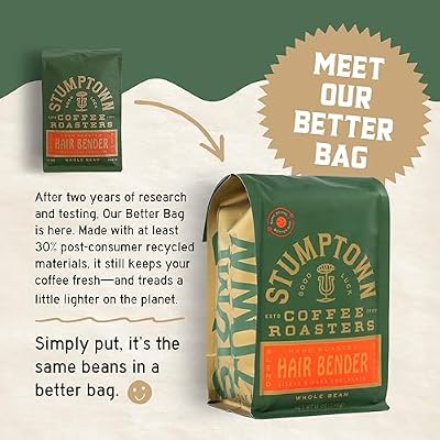 Stumptown Coffee Roasters, Dark Roast Whole Bean Coffee, 100% Arabica Coffee - Trapper Creek, 12oz Bag