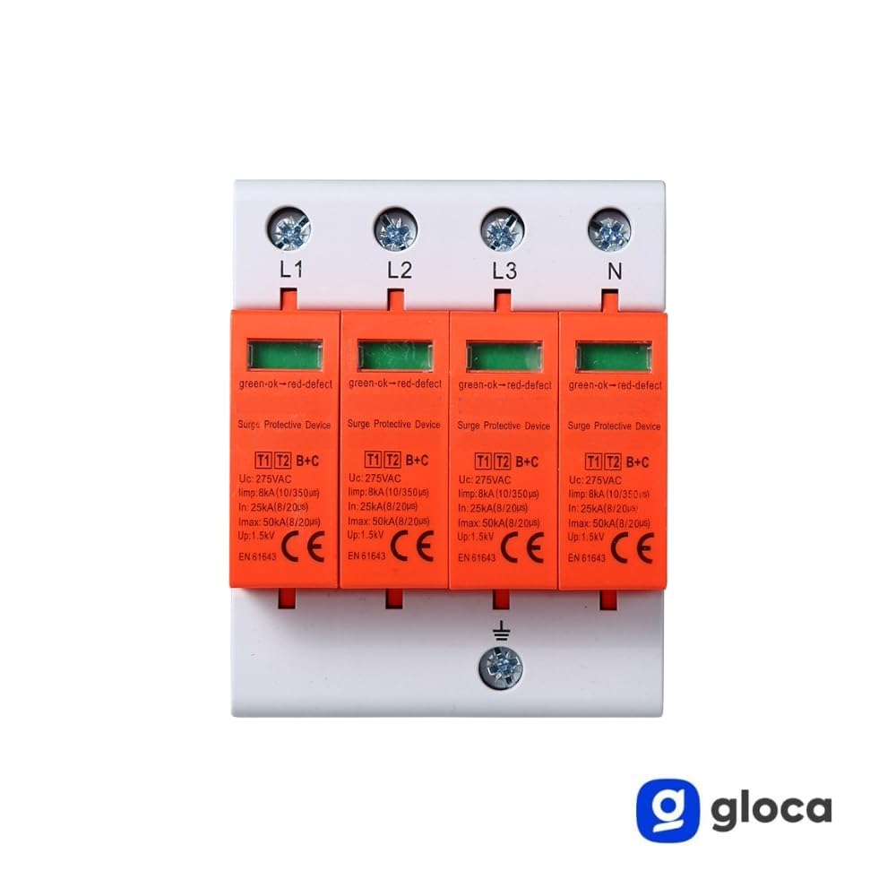 gloca Scaricatore Di Sovratensione 3PN 25KA-50KA T2
