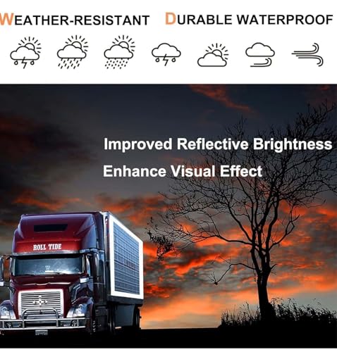 Image of WALLMATE Reflective Strip Sticker Self-Adhesive Night Visibility Warning Tape Waterproof Safety Reflector for Car, Bikes,Truck And Other Vihicle (Gold Strip, 0.5 In x 45 Mtr (1771 in) (PCK OF 2))
