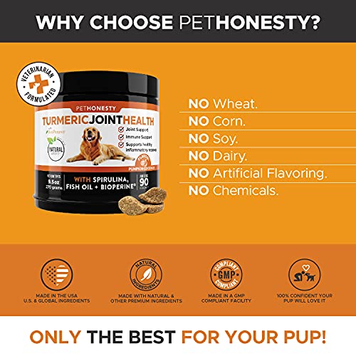PetHonesty Hip & Joint Health Dog Joint Supplement Support for