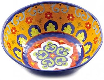 Nador Salad Bowl 100% Melamine-36Cm, Melamine, Multi-Colour, 0.1 x 0.1 x 0.1 cm