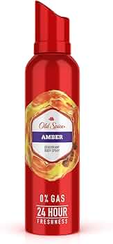 Amazon | Old Spice Amber 0% Gas Deodorant Body Spray - For Men
