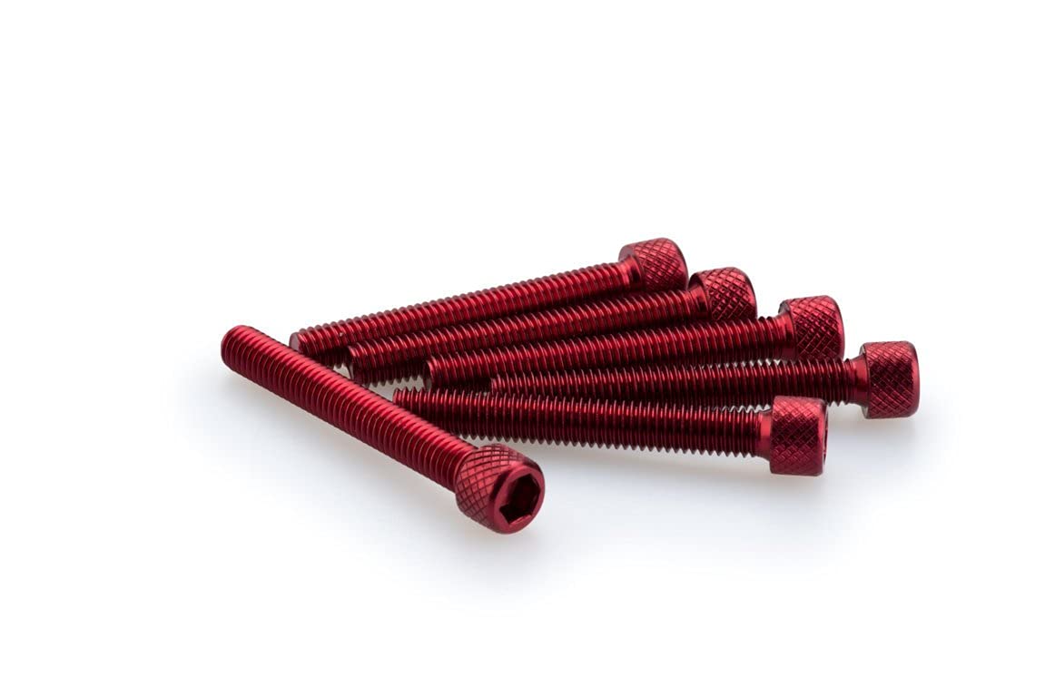 Puig Red M5 45mm Allen Screws x 6