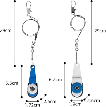 Downrigger Release Clip, Fishing Line Unlocking Clips, Strong Bearing Capacity Carp Fishing Washing Line Clips