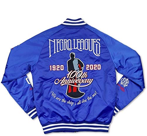 NLBM Negro Leagues Centennial Satin Baseball Jacket2