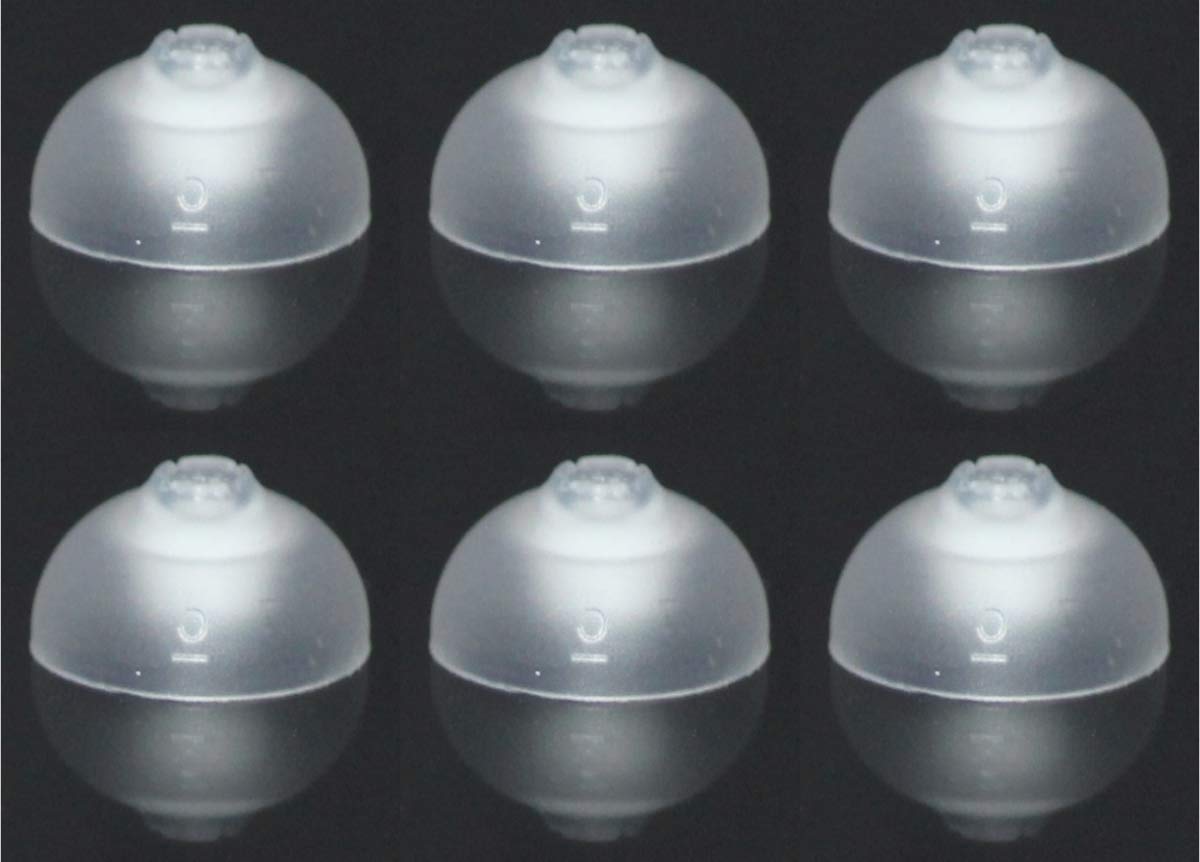 FCS Pack of 6 Click Dome for Siemens Signia RIC, Click CIC & Click ITC Hearing Aid (10mm Closed).