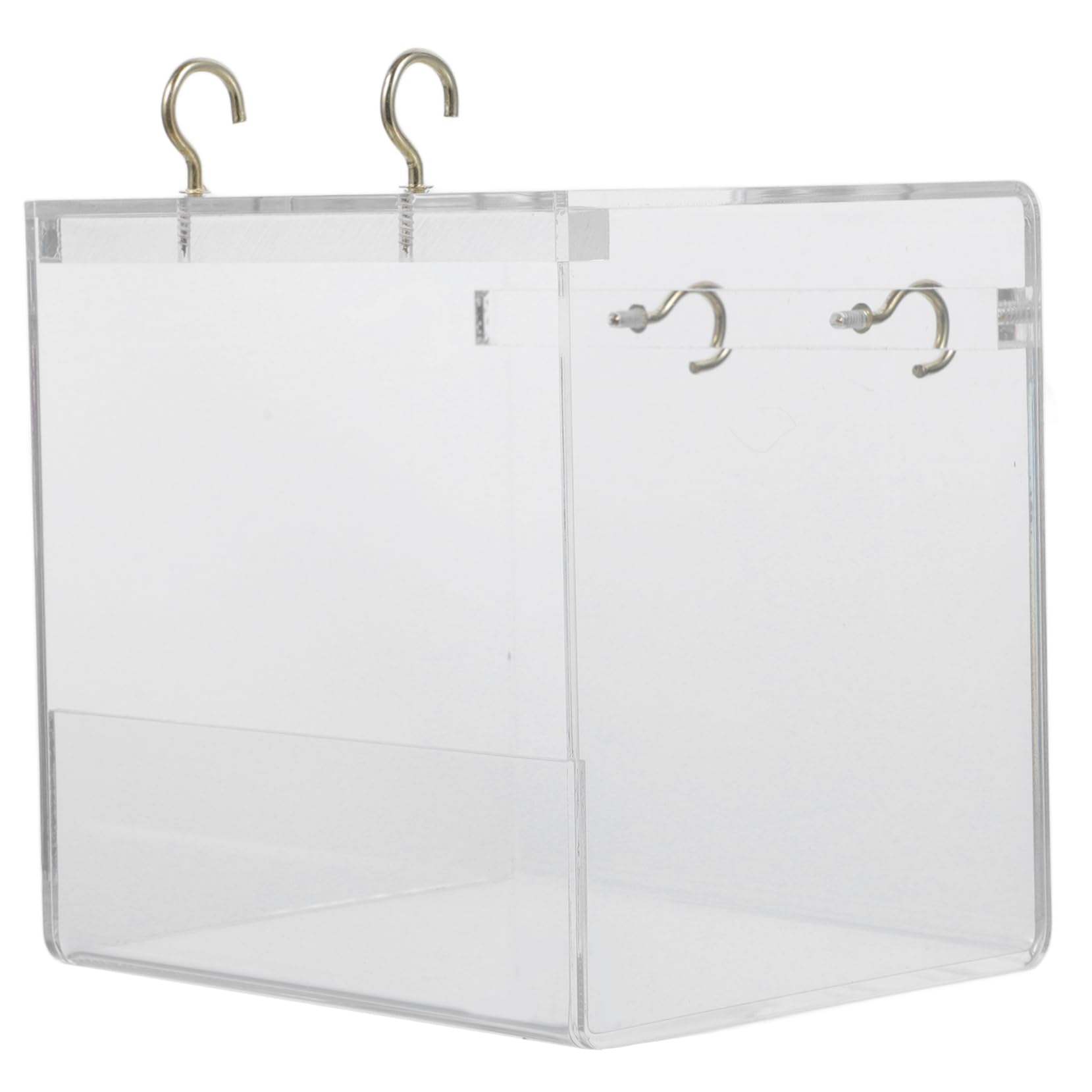 DECOMELODY Compact Bird Bathtub Hanging Design Pet Bird Supply Parrot Bathing Box Easy to