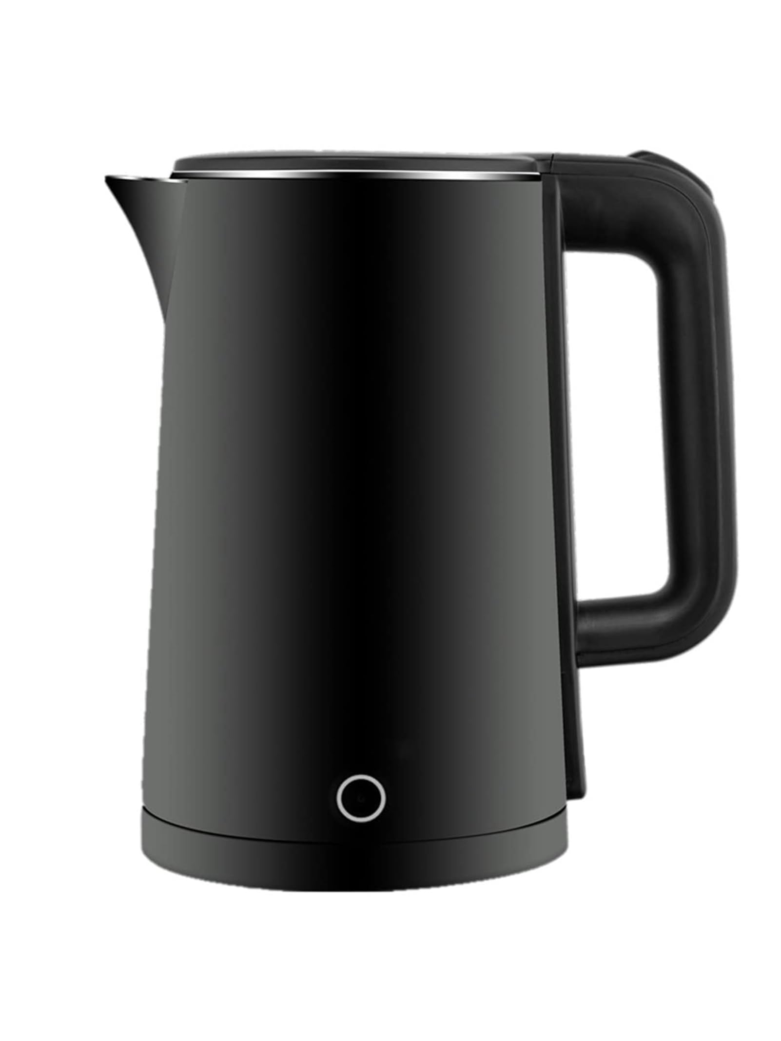 Hervidor eléctrico de ebullición rápida, acero inoxidable 304, 2,3 L, 1500 W, apagado automático, color negro.