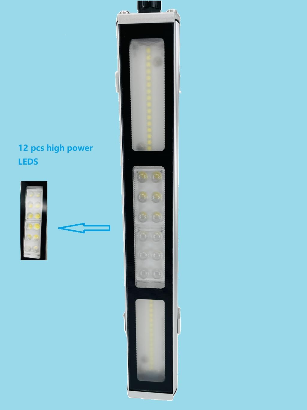 Strong Light CNC Interior Tube Lighting Explostion Proof LED Work Light 110-220V Industrial Lamp CNC Engraving Machine Parts (22, Watts)