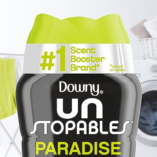 Downy Unstopables In-Wash Laundry Scent Booster Beads for Washer, Paradise, 12.2 oz - 3