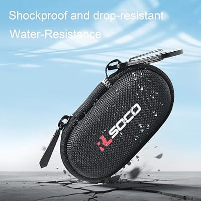 RLSOCO Hard Case for KODAK CHARMERA Keychain Digital Camera - Black | Shockproof, Dustproof, Water-Resistant Storage Pouch with Sturdy Metal Hook (Case Only)