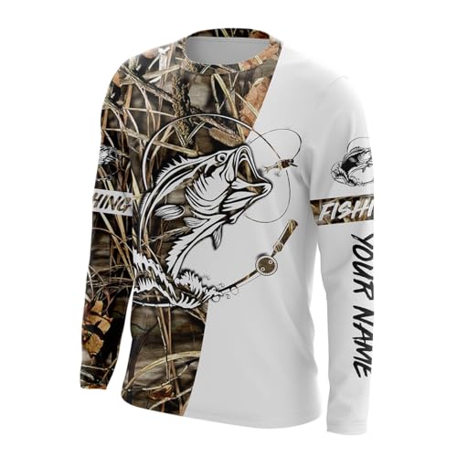 Beautiful bass Fishing Tournament UV Protection Shirt Customize Name Fishing Personalized Gift2