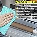 Royleath Refrigerator Door Handle Covers, 6PCS, Leather Kitchen Appliance Handle Covers, Keep Your Fridge Microwave Oven Stove or Dishwasher Clean, Stains Dirty Oils, Kitchen Decor(Chocolate)