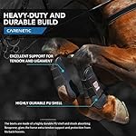 Harrison Howard Horse Tendon Boots Open Front/Fetlock Boot for Horse Protective Boots for Jumping, Trail Riding Set of 4 - Image 5