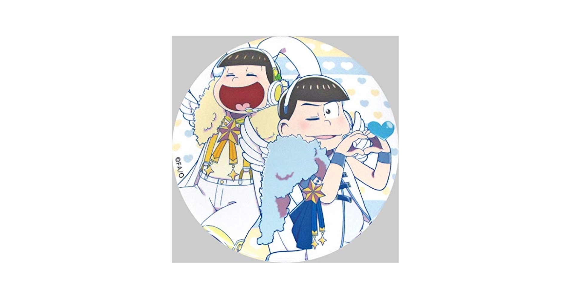 おそ松さん 天使アイドル in マルイ チェンジング缶バッジ マルイコラボ Amazon.co.jp: おそ松さん 天使アイドル in マルイ ペア缶バッジ