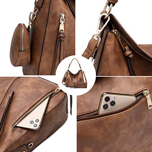 Image of lapsting Hobo Bags for Women Handbags Purse Ladies Boho Shoulder Bag Crossbody Purses Faux Leather
