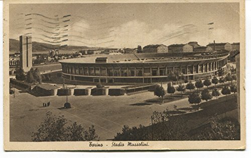 1924 Torino Stadio Mussolini Guller destinazione Apuania Massa FP B/N VG ANIM Cartolina Postale