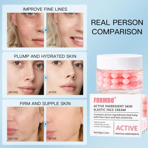 ADMD Active Ingredient Skin Elastic Face Cream - Protein Complex, Helps Improve Skin's Look of Firmness & Vitality(2.12oz) — view 5
