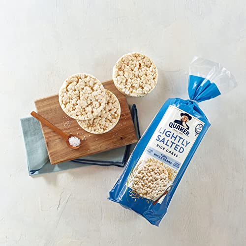 Image of Quaker Large Rice Cakes, Lightly Salted, Pack of 18