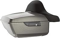 Vista 64 de Moto Onfire Harley Tour Pack King Tour Pack Accesorios Respaldo Pad Fit para Harley Touring 1997+ (Manchado Rojo (Brillante))