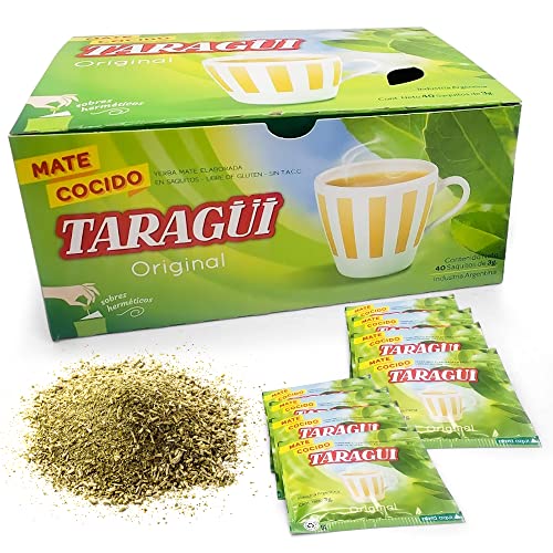 Taragui Yerba Mate - 40 Tea Bags - Yerba Mate En Saquitos