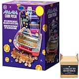 Coin Push Machine Toy for Kids – Colorful Battery Operated Arcade Game Machines with 150 Coins & Coin Launcher | Fun Pushing Game for Children | Perfect Christmas & Birthday Gift