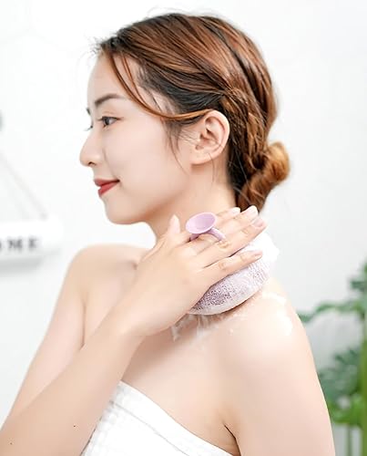 Miniatura 8 de Bola de baño de girasol 2 en 1 2024, bola de baño con ventosa de girasol súper suave, esponja de baño exfoliante, cepillo de limpieza, esponjas de