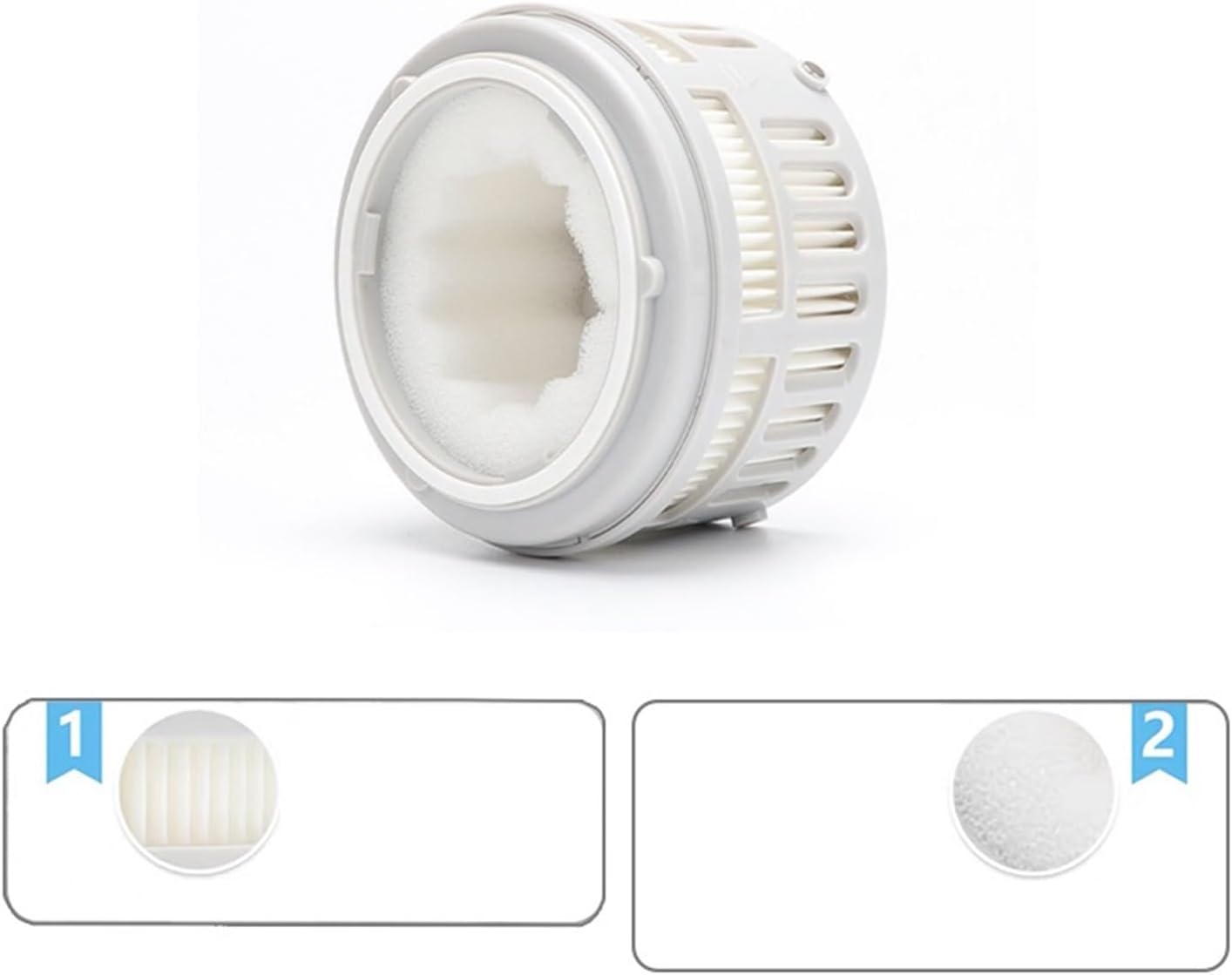 McbeAn 1pcs Replacement Washable Filter Compatible for Xiaomi Vacuum Cleaner G11 Wireless Vacuum Cleaner K10 Pro Accessories